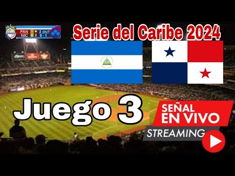 Nicaragua vs. Panamá en vivo, juego 3 Serie del Caribe 2024