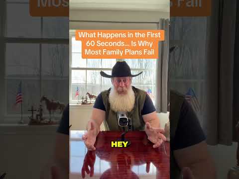Your Family Plan Might Fail in the 1st 60 seconds