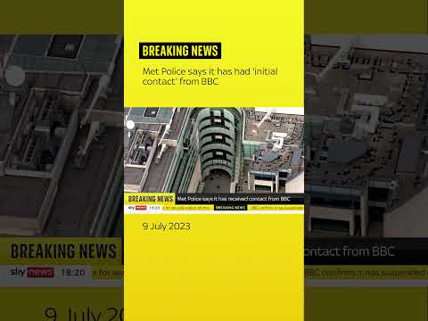 Met Police says it has had 'initial contact' from BBC