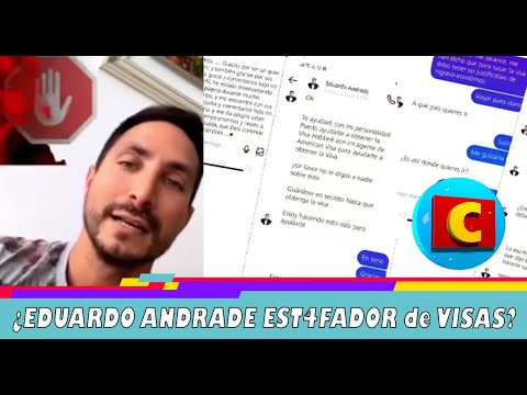 EDUARDO ANDRADE FALSO SAB1D0 hace ESTAF4S con TARJETAS de CRÉDITO