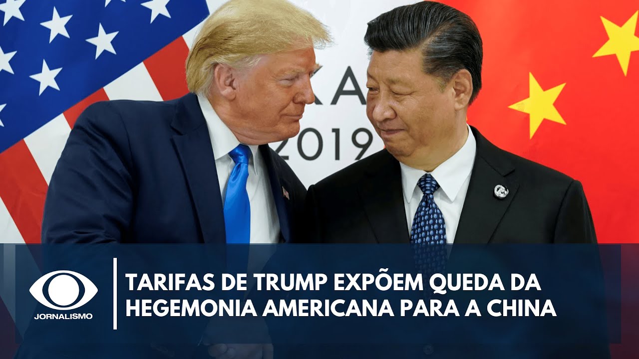 Tarifas de Trump expõem queda da hegemonia americana para a China