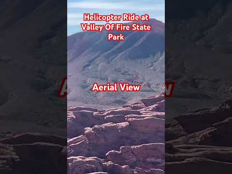 Aerial View of Valley of Fire State Park #shorts