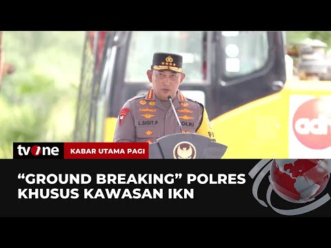 Presiden Jokowi Lakukan Groundbreaking Polres Khusus Kawasan IKN - TvOne