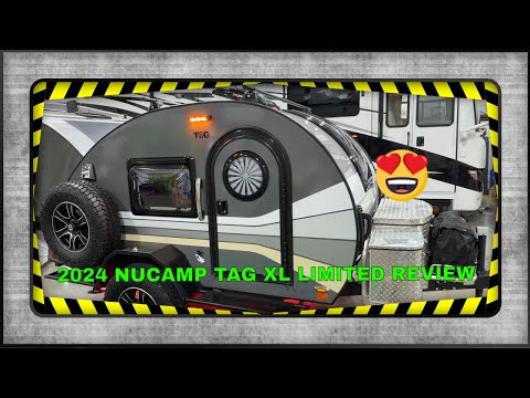 2024 NUCAMP TAG XL LIMITED BLACK CANYON TEARDROP CAMPER REVIEW FOR SALE WWW.SUNSETMOTORS.COM