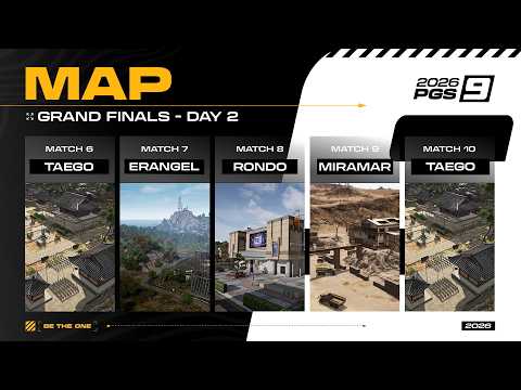 (MAP) <strong>GRAND</strong> FINALS DAY 2 | 2026 PGS 9 | GEN, T1, DNS, GK 참가