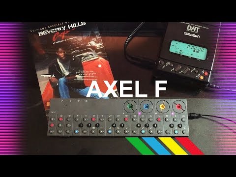 Beverly Hills C OP-Z // Axel F theme sounds rebuild with Teenage Engineering OPZ