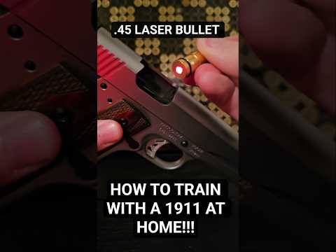 1911 Laser Bullet??? This laser is the same size as a 45ACP - Strikeman makes training easy!