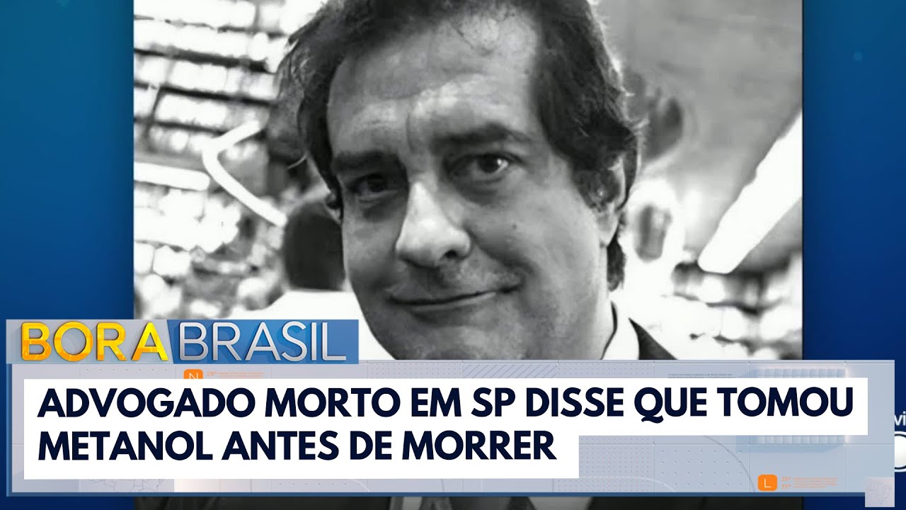 Advogado morto em SP disse que tomou metanol antes de morrer