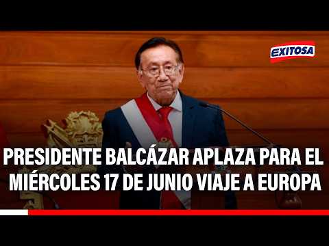 🔴🔵José Balcázar explica su motivo para reprogramar viaje a Europa y visita al papa León XIV
