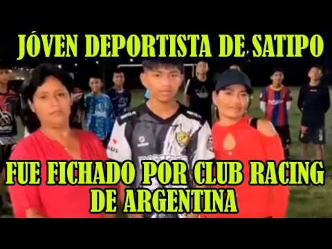 CLUB DEPORTIVO RACING DE ARGENTINA FICHA JÒVEN PROMESA DEL FUTBOL DE SATIPO DARY SMITH..