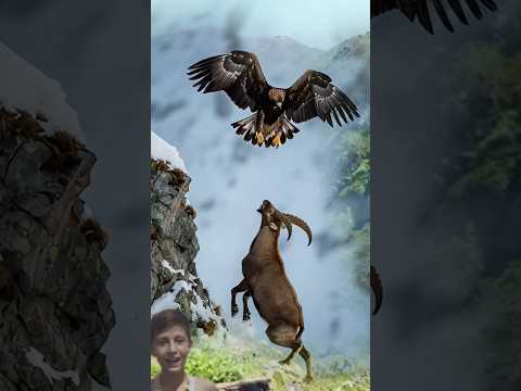 Fast Wild Goat Chased By Eagles Short #amazinganimalsanimalkingdom