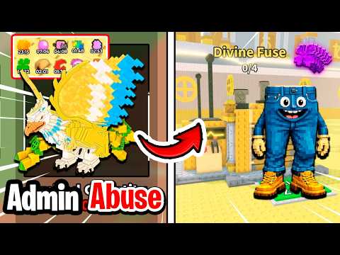¡SE ADELANTÓ! DOBLE ADMIN ABUSE con de MÁQUINA DIVINA  y NUEVO EXCLUSIVO 💥Steal a Brainrot💥