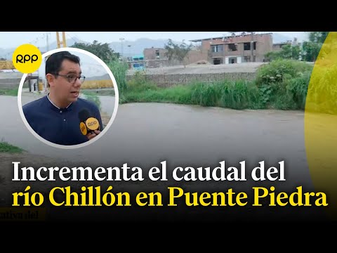 Puente Piedra: Se registra aumento del caudal en el río Chillón