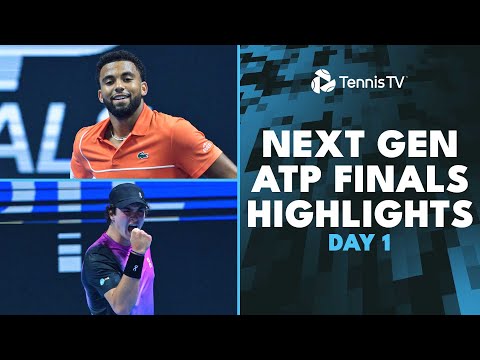 Fils vs Fonseca; Mensik, Michelsen In Action | Next Gen ATP Finals Highlights Day 1