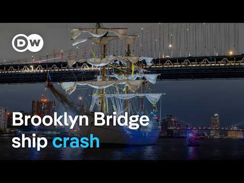 Why a Mexican Navy ship crashed into Brooklyn Bridge | DW News