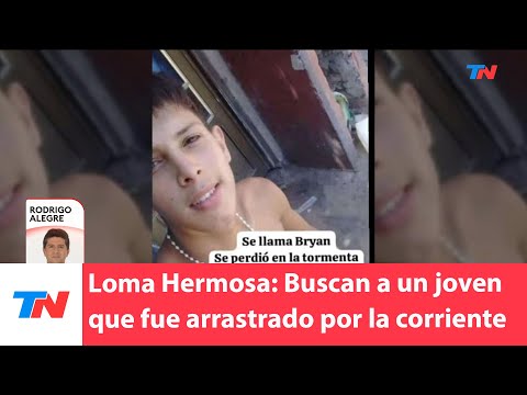 Loma Hermosa I Buscan a un joven de 17 años que saltó a un zanjón y fue arrastrado por la corriente