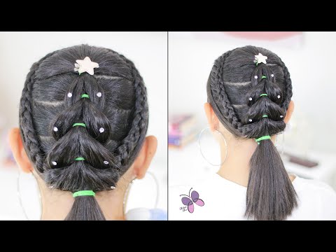 Christmas Hairstyle for Girls | Braided Hairstyles | Easy Hairstyles
