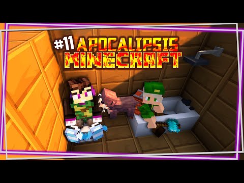 100 dias en APOCALIPSISMINECRAFT: ZOMBIES consiguen ENTRAR EN CASA