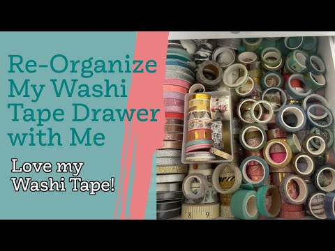 How To Organize Washi Tape + On The Go Washi Tape Tip