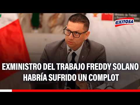 🔴🔵 Elio Riera sobre salida de extitular del MTPE Freddy Solano: “Se trata de un complot”