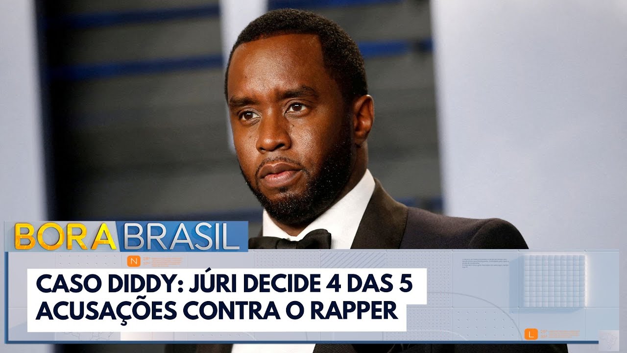 Caso Diddy júri decide 4 das 5 acusações contra o rapper