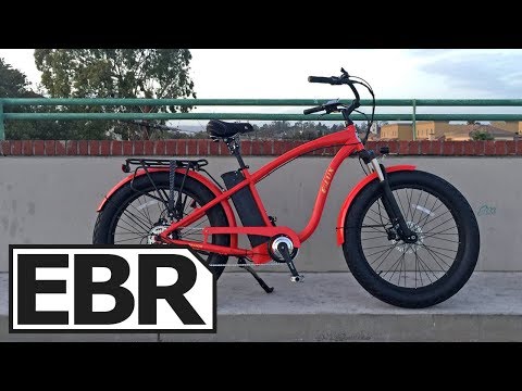 E-Lux Tahoe Sport Video Review - $3k Fat Cruiser Electric Bike with Lights, Fenders, & Rack