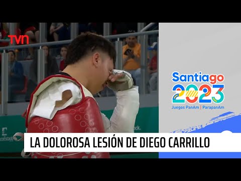 La dolorosa lesión de Diego Carrillo en el Para Taekwondo