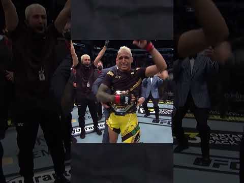 Charles Oliveira is Illuminated by God | #shorts #sports #ufc #mma #martialarts