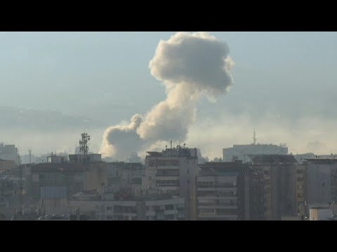 Smoke billows after fresh Israeli strikes on south Beirut | AFP