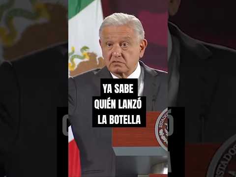 FUE UN ABOGADO: AMLO detalló QUIÉN le LANZÓ una BOTELLA en VERACRUZ