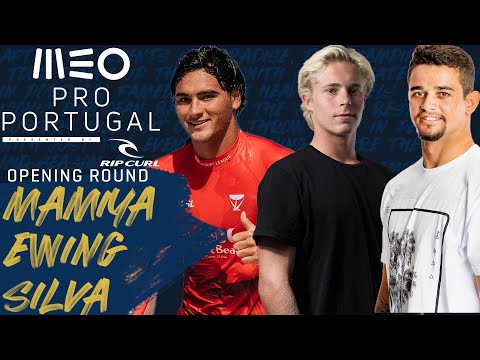 Surfing🌅🌊 B. Mamiya, E. Ewing, D. Silva MEO Pro Portugal - Opening Round Heat Replay