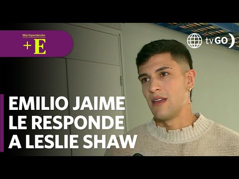 Emilio Jaime incómodo por comentarios de Leslie Shaw | Más Espectáculos (HOY)