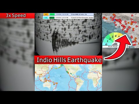 Indio Hills 4.6 Magnitude Earthquake