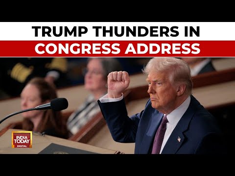 Trump's Congress Address: Tariffs On India, Ukraine Peace, And Immigration Crackdown | India Today