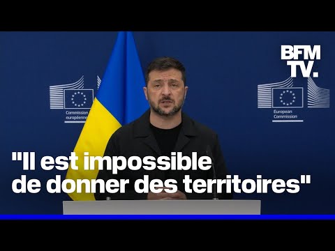 Guerre en Ukraine: la prise de parole de Volodymyr Zelensky et d'Ursula von der Leyen