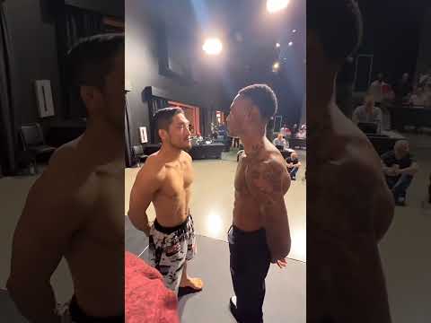 계체통과 후 덤덤히 맞선 유수영👊 #ufcvegas114