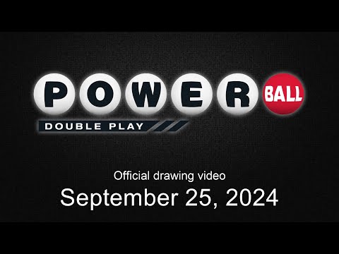 Powerball Double Play drawing for September 25, 2024