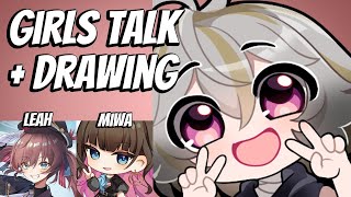 VTUBER GIRLS TALK & DRAWING COLLAB [SUBATHON Day 7 Part 1]