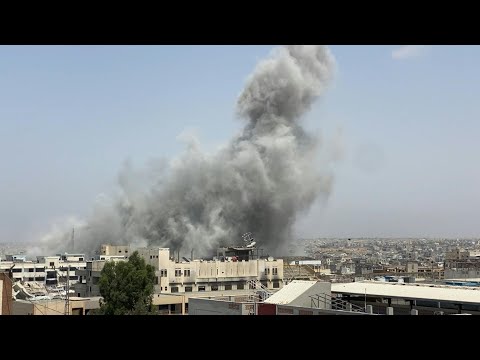 Smoke rises over Gaza's Khan Yunis | AFP