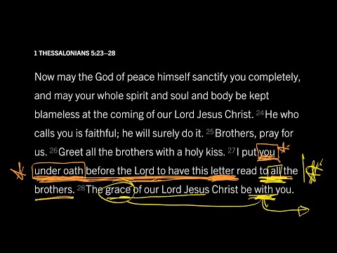 The Danger of Skipping 1 Thessalonians: 1 Thessalonians 5:23–28, Part 6