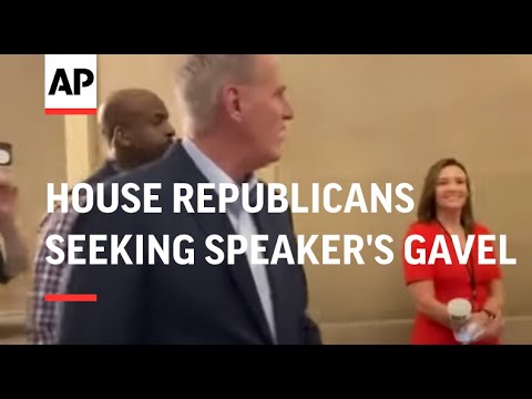 House Republicans seeking Speaker's gavel try to round up enough votes