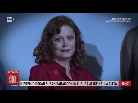 Susan Sarandon inaugura Alice nella città - Storie italiane 23/10/2026