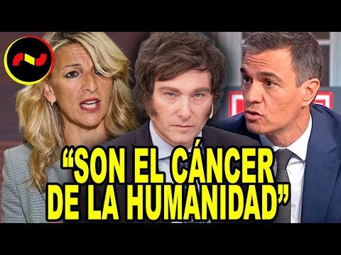 Javier Milei DESTROZA el socialcomunismo de Yolanda Díaz y Sánchez