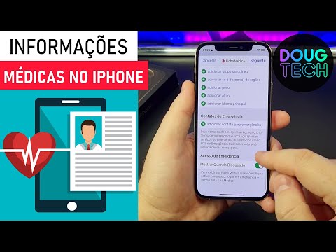 Como Adicionar suas INFORMAÇÕES MÉDICAS no iPhone