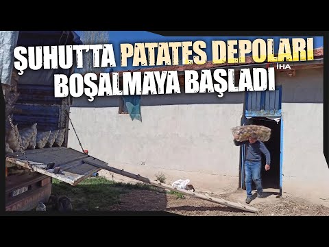 Patates Depoları Boşaldıkça Üreticinin Yüzü Gülüyor