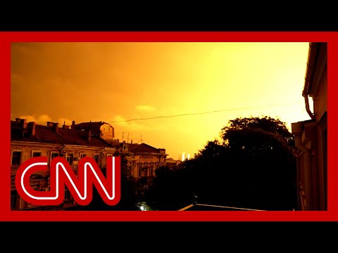 See Russian attacks underway in Odesa for the third night in a row