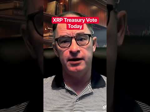 XRP Treasury Vote Today #xrp #crypto @digitalassetinvestor