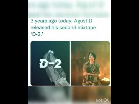 3 years ago today, Agust D released his second mixtape ‘D-2.’