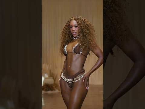 Naeemah wearing Berry Beachy Swimwear! #miamiswimweek #subscribe