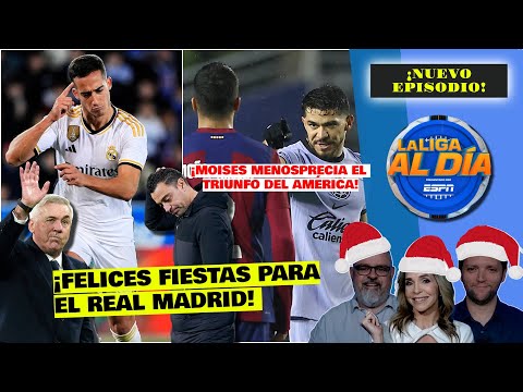 REAL MADRID cierra el año como líder mientras BARCELONA pierde ante el AMÉRICA | La Liga al Día